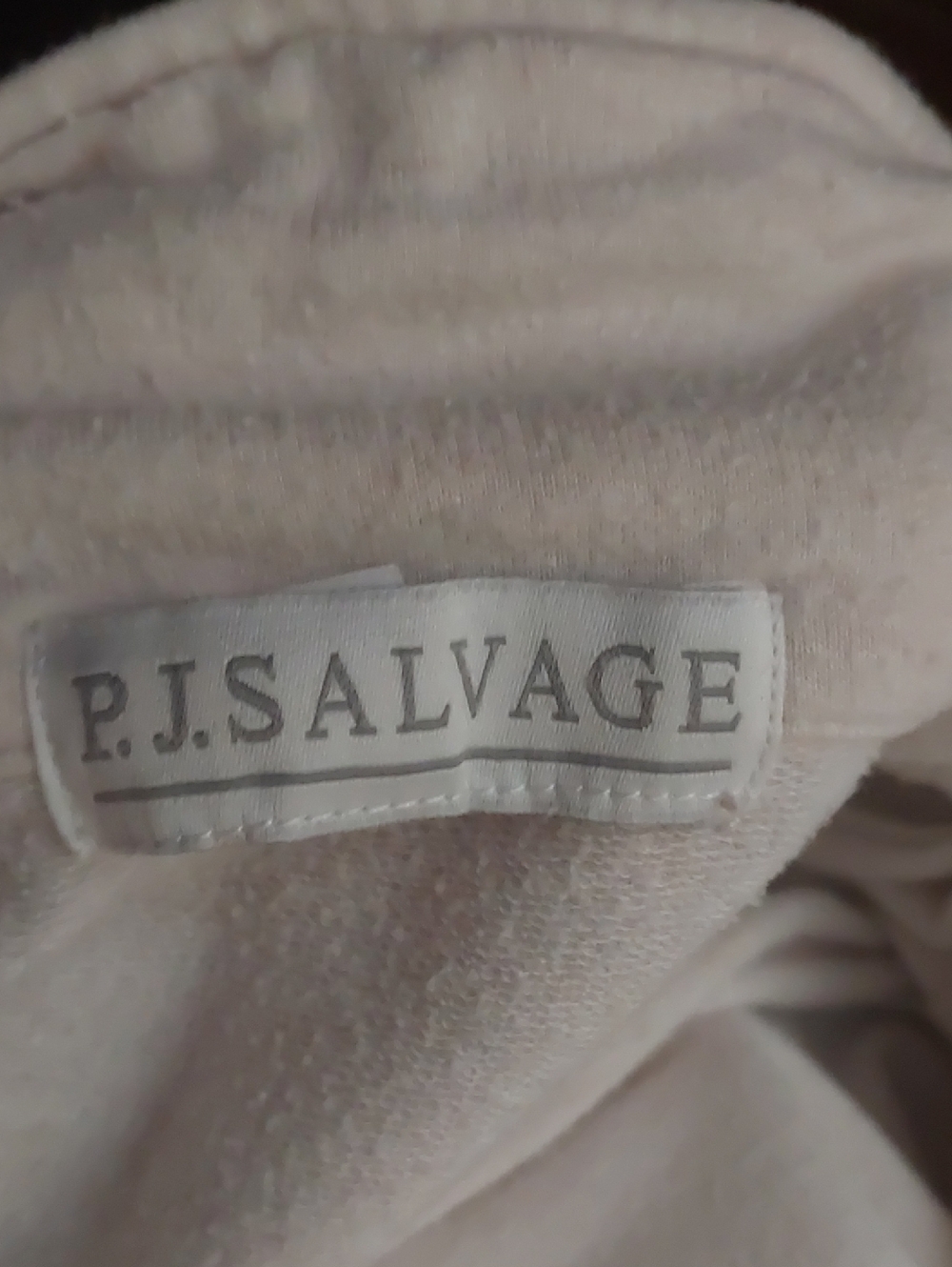 P.J. Salvage Pale Pink Cozy Lounge Top